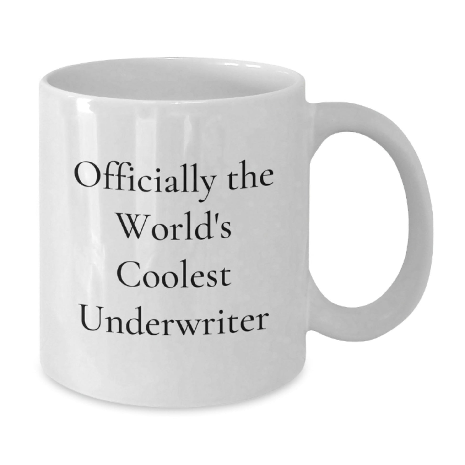 Funny Underwriter Gifts Unique White Coffee Mugs for Men Family Friends from Officially The World's Coolest Underwriter - The Buy Boom