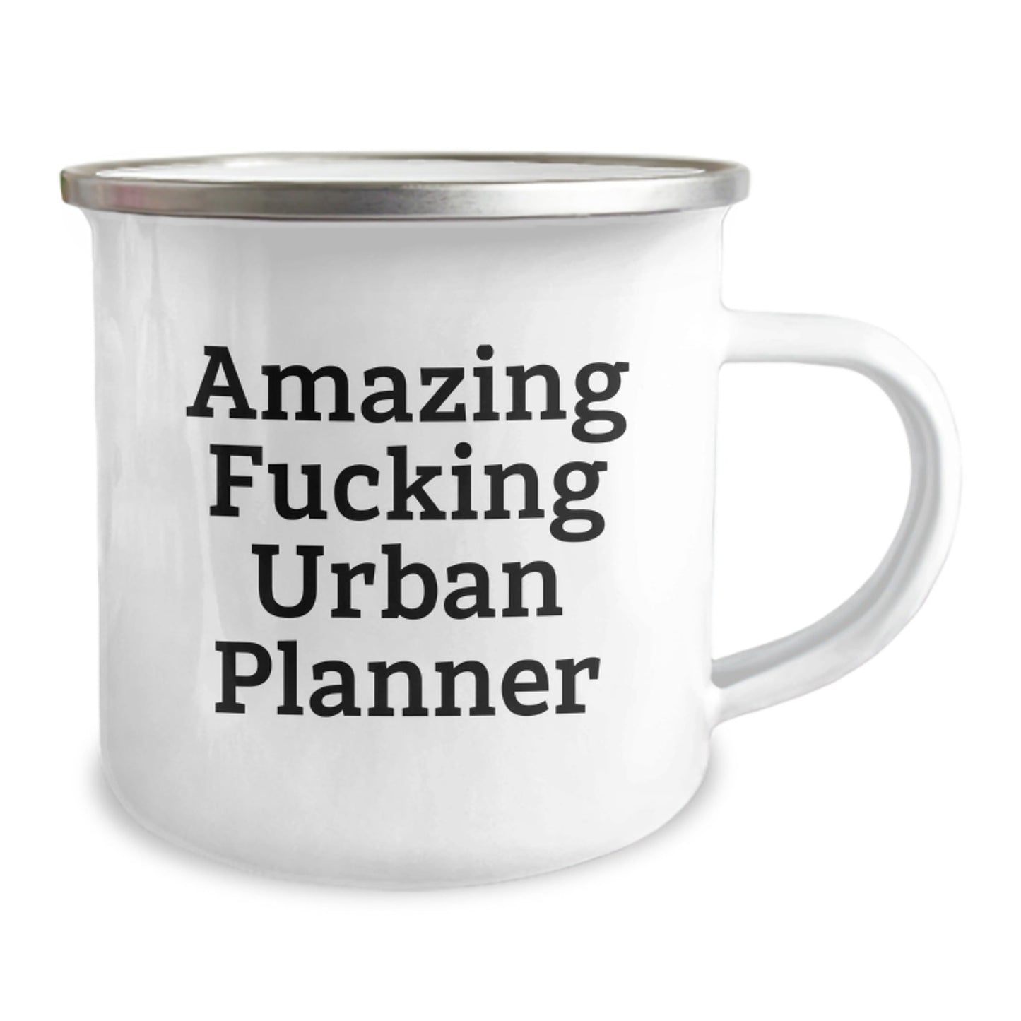 Funny Urban Planner Gifts from Friends for Men - Unique Christmas Memorable Presents with Amazing F - king Urban Planner Quote - Camping Mug for Urban Planner Enthusiasts - The Buy Boom