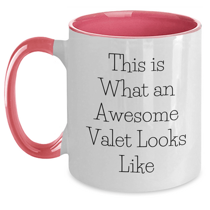 Funny Valet Gifts for Men from Friends and Family, Two Tone Coffee Mug, This Is What An Awesome Valet Looks Like, Ideal Gift for Father's Day - The Buy Boom