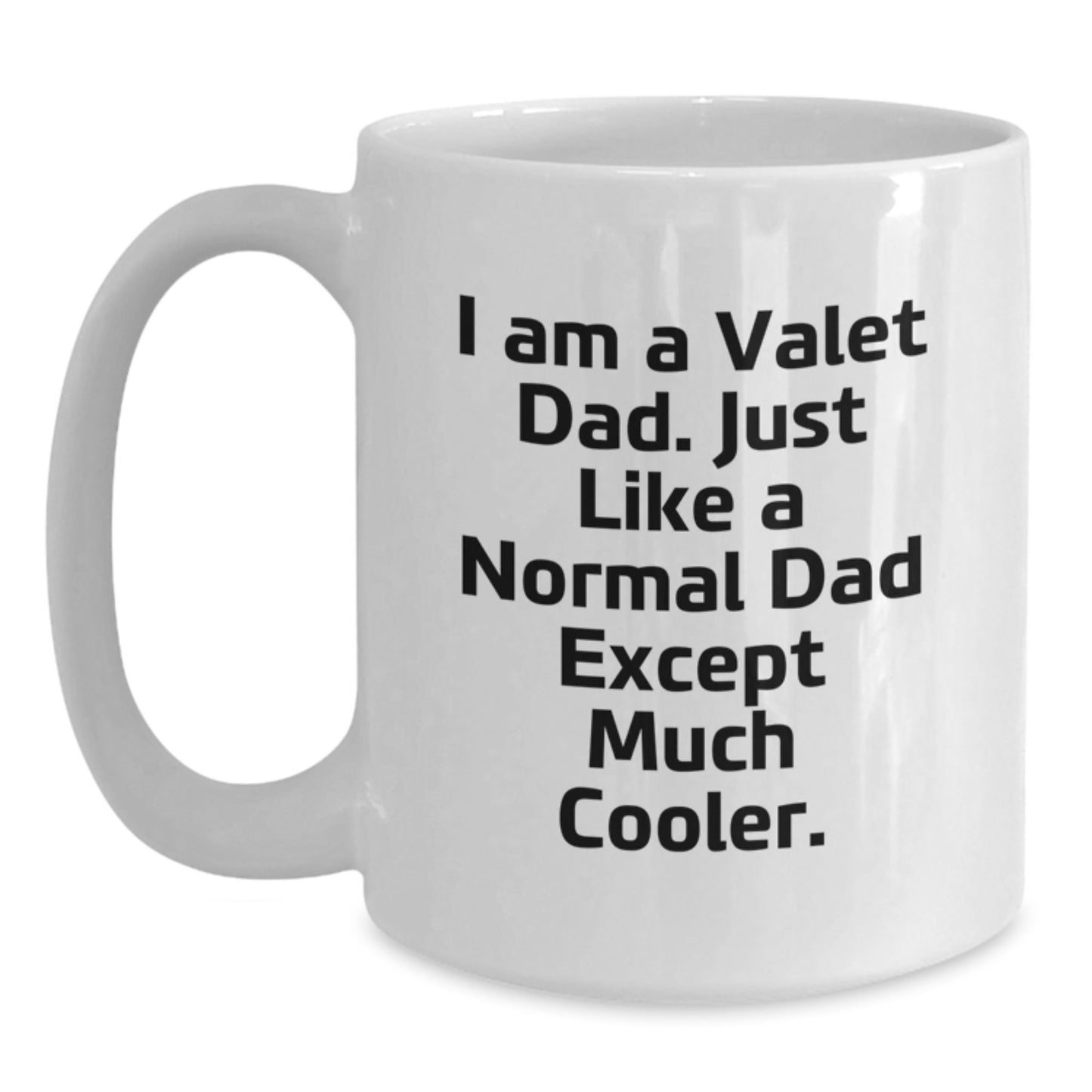 Funny Valet Gifts from Men for Valet Dad, White Coffee Mug, Christmas Unique Presents - The Buy Boom