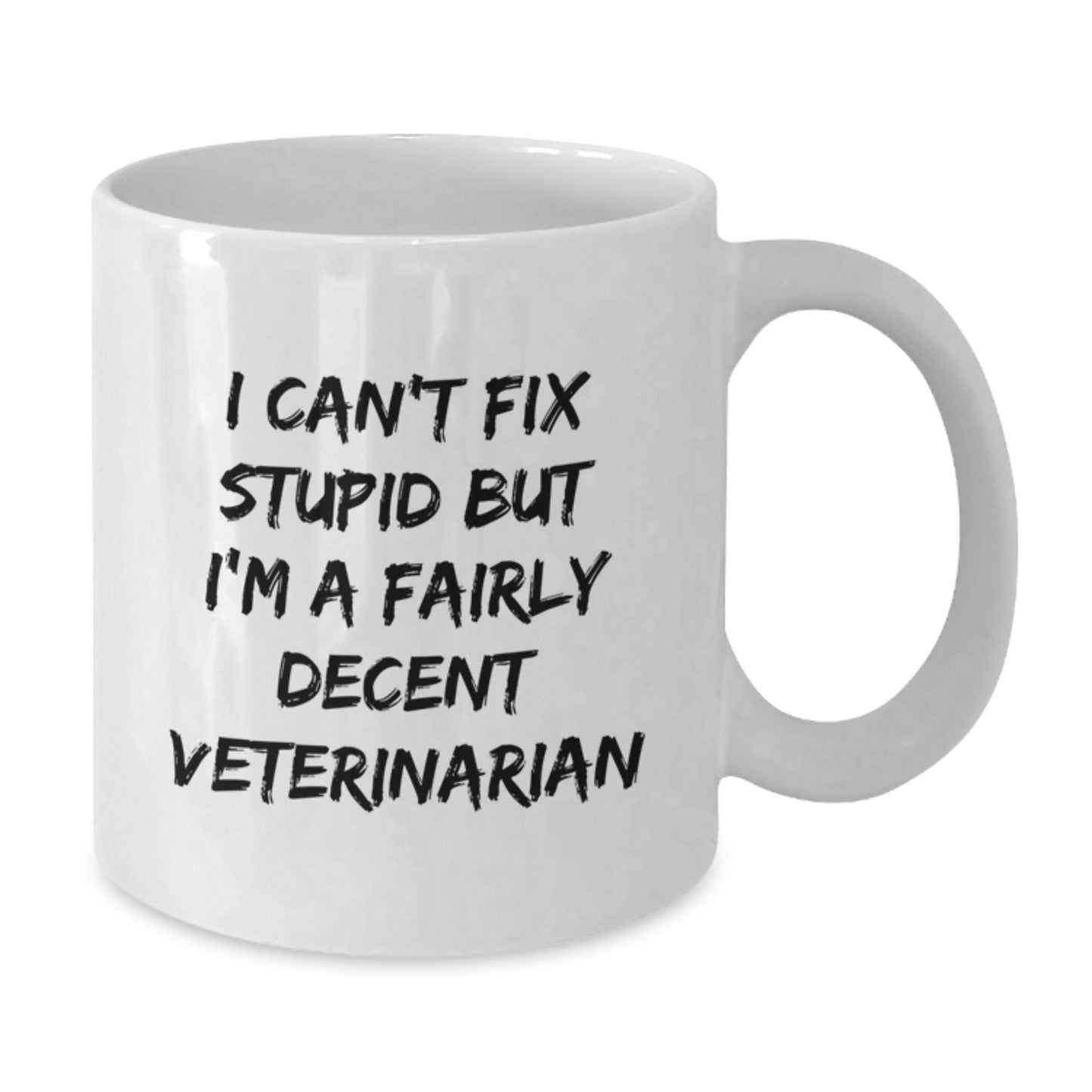 Funny Veterinarian Gifts for Him - White Coffee Mug with Inspirational Quote - Christmas Unique Presents from Friends - The Buy Boom