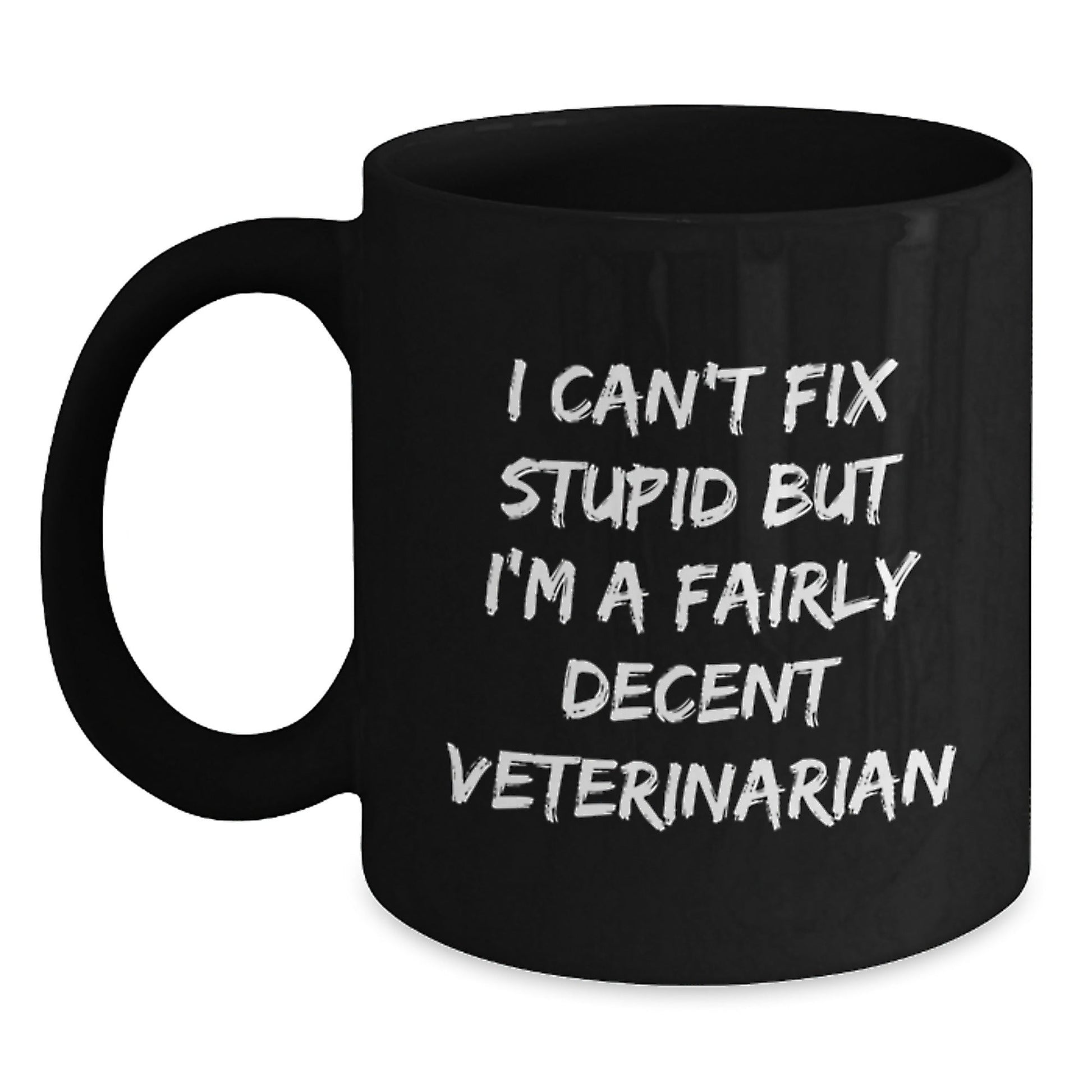 Funny Veterinarian Gifts from Family, Unique Christmas Memorable Presents for Veterinarian Friends, Black Coffee Mug - The Buy Boom