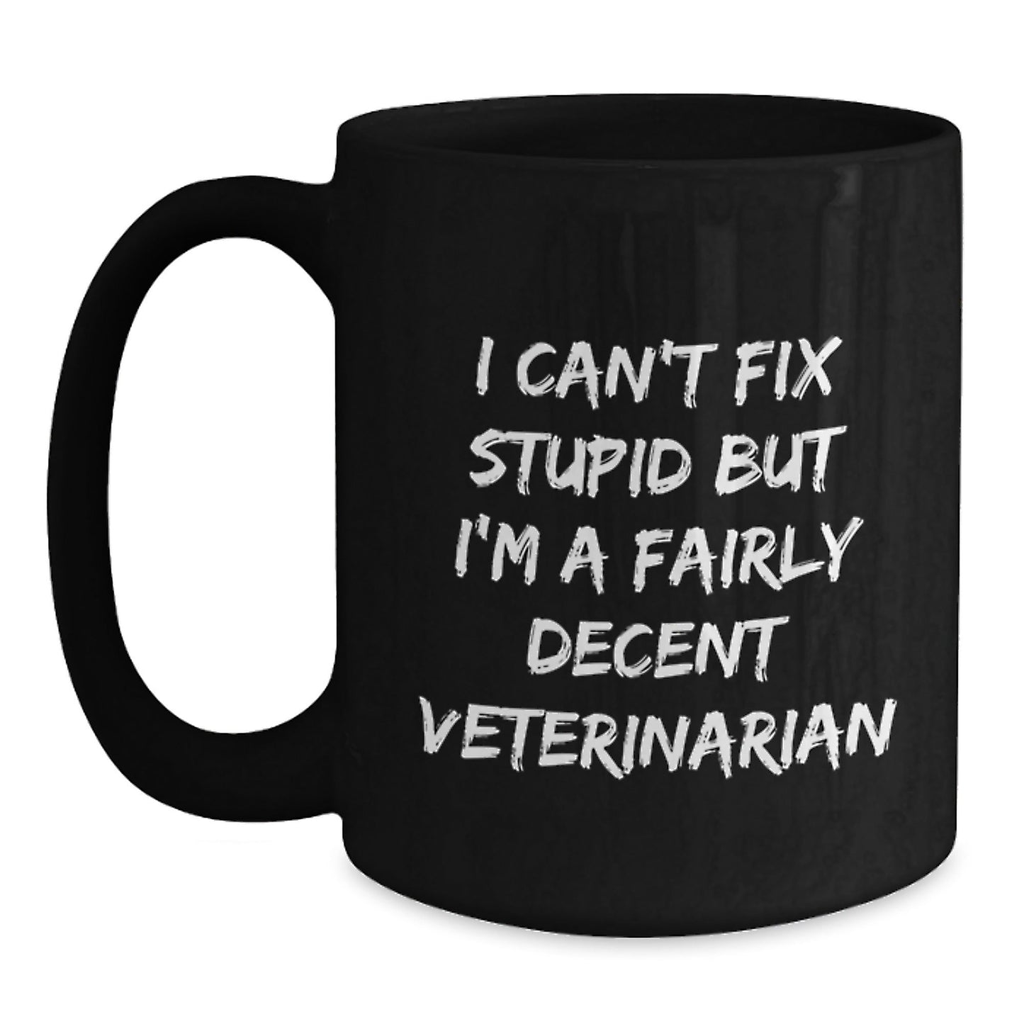 Funny Veterinarian Gifts from Family, Unique Christmas Memorable Presents for Veterinarian Friends, Black Coffee Mug - The Buy Boom