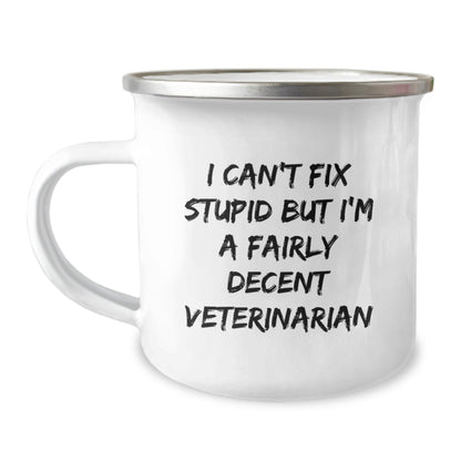 Funny Veterinarian Gifts from Friends for Men Unique Christmas Memorable Presents Camping Mug - The Buy Boom