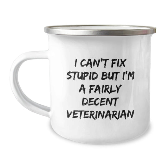 Funny Veterinarian Gifts from Friends for Men Unique Christmas Memorable Presents Camping Mug - The Buy Boom