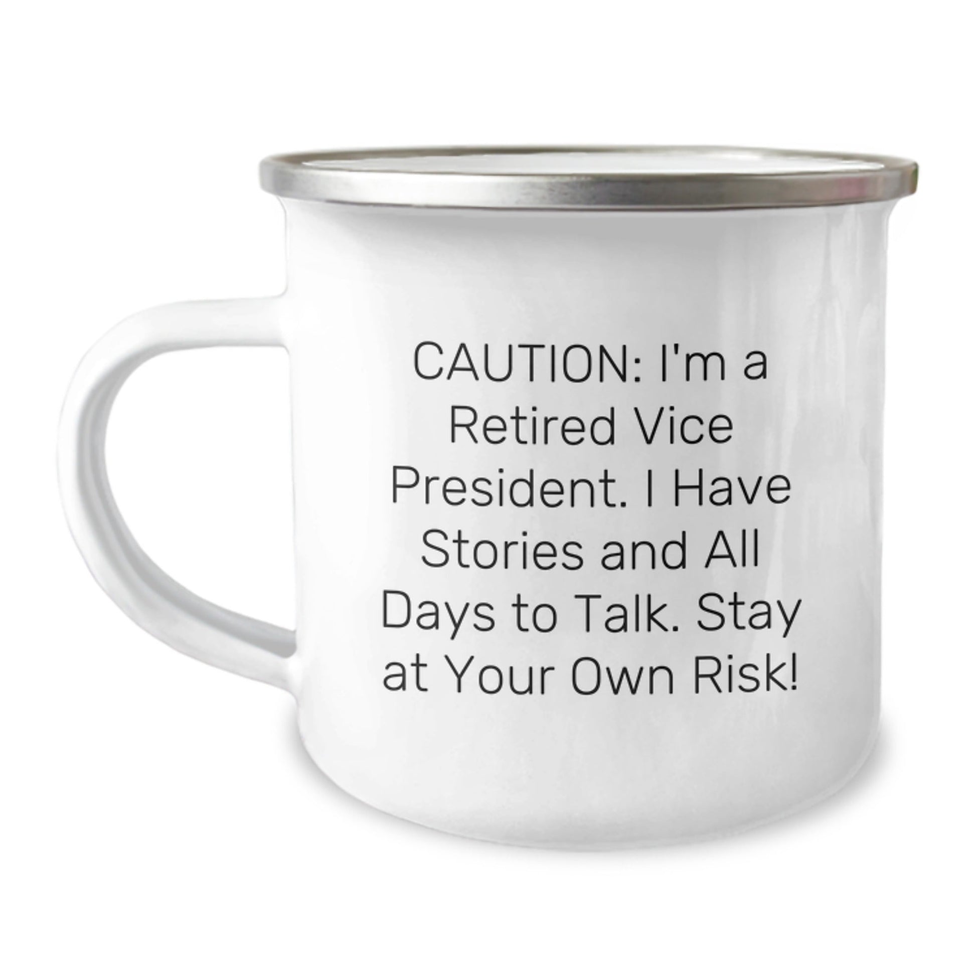 Funny Vice President Gifts for Him, Christmas Unique Mugs from Friends, Camping Mug for Men, 'I'm A Retired Vice President' - The Buy Boom