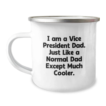 Funny Vice President Gifts for Men - Camping Mug, Perfect Vice President Dad Quote, Christmas Unique Gifts from Men to Vice President - The Buy Boom