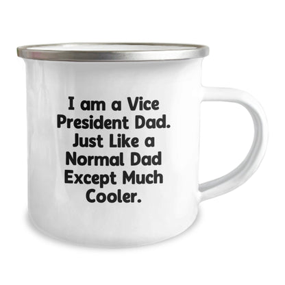 Funny Vice President Gifts for Men - Camping Mug, Perfect Vice President Dad Quote, Christmas Unique Gifts from Men to Vice President - The Buy Boom