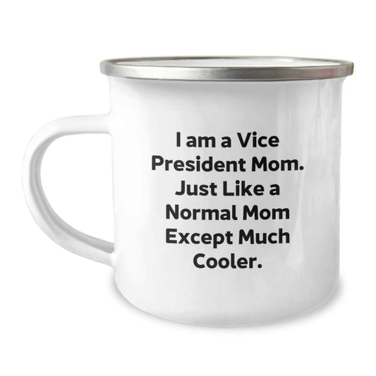 Funny Vice President Mom Gifts from Friends for Christmas - Vice President Camping Mug for Men - The Buy Boom
