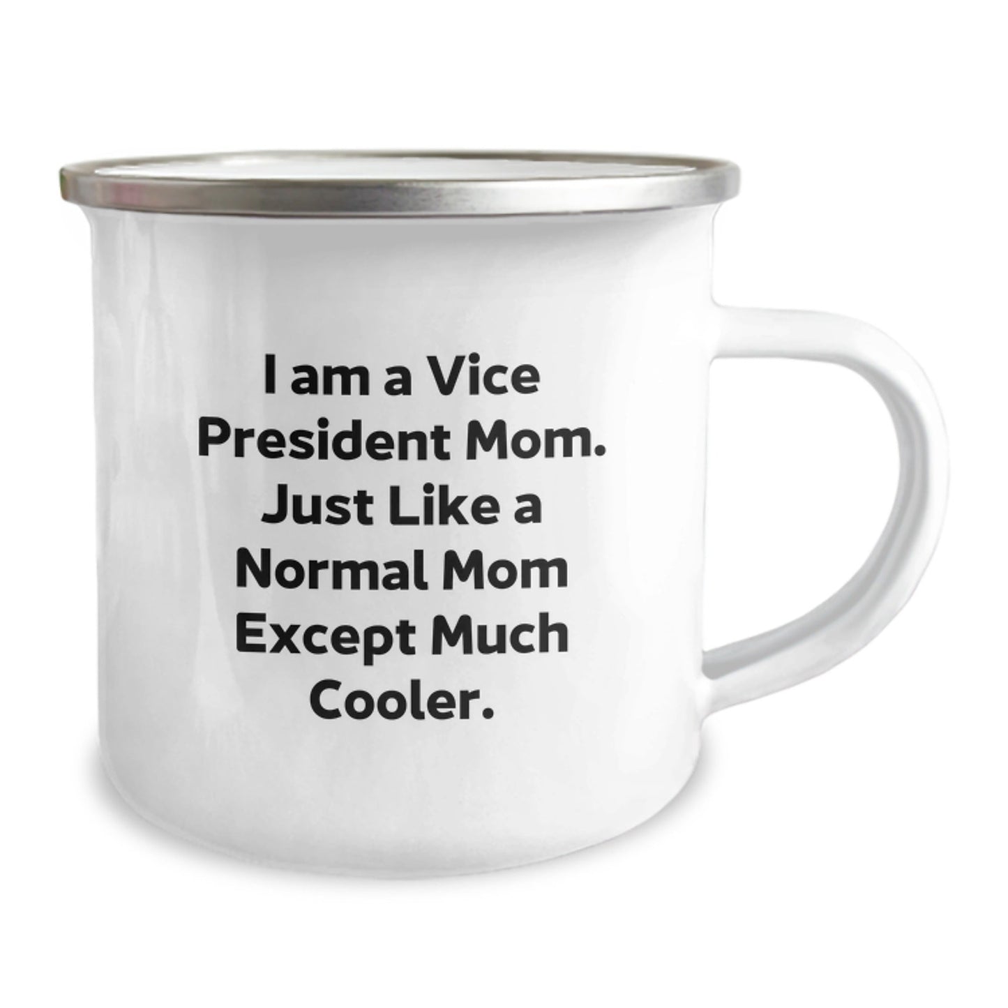 Funny Vice President Mom Gifts from Friends for Christmas - Vice President Camping Mug for Men - The Buy Boom