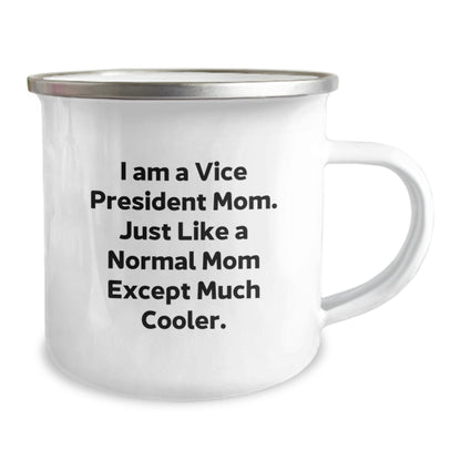 Funny Vice President Mom Gifts from Friends for Christmas - Vice President Camping Mug for Men - The Buy Boom