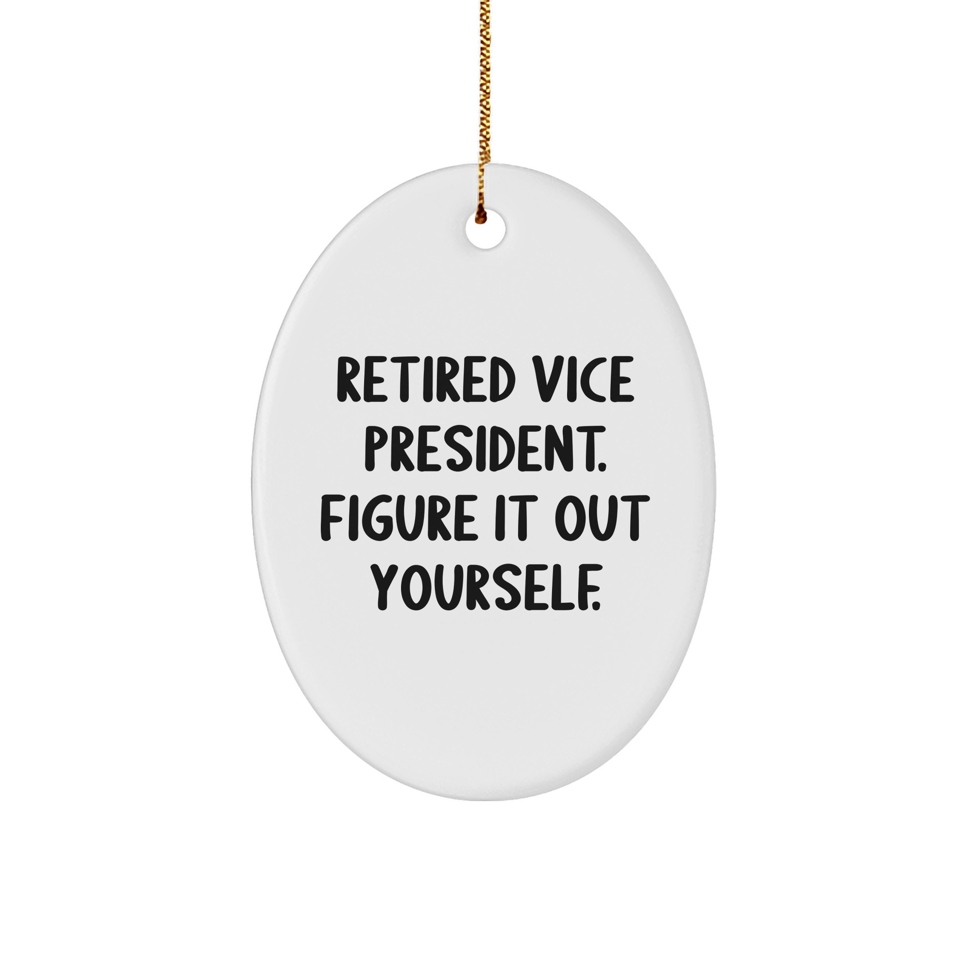 Funny Vice President Oval Ornament Gifts from Men for Christmas Unique Gifts - The Buy Boom
