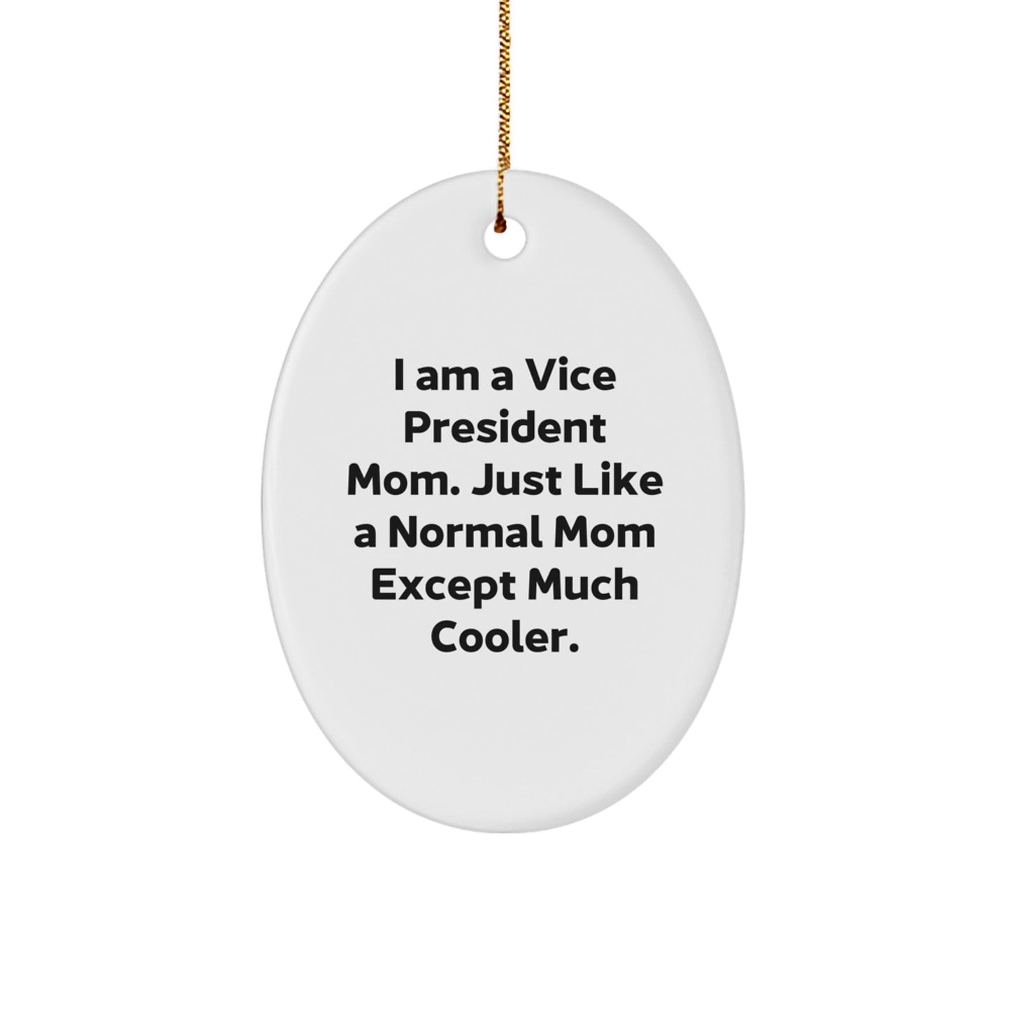 Funny Vice President Oval Ornament Gifts from Mom to Vice President Men - The Buy Boom