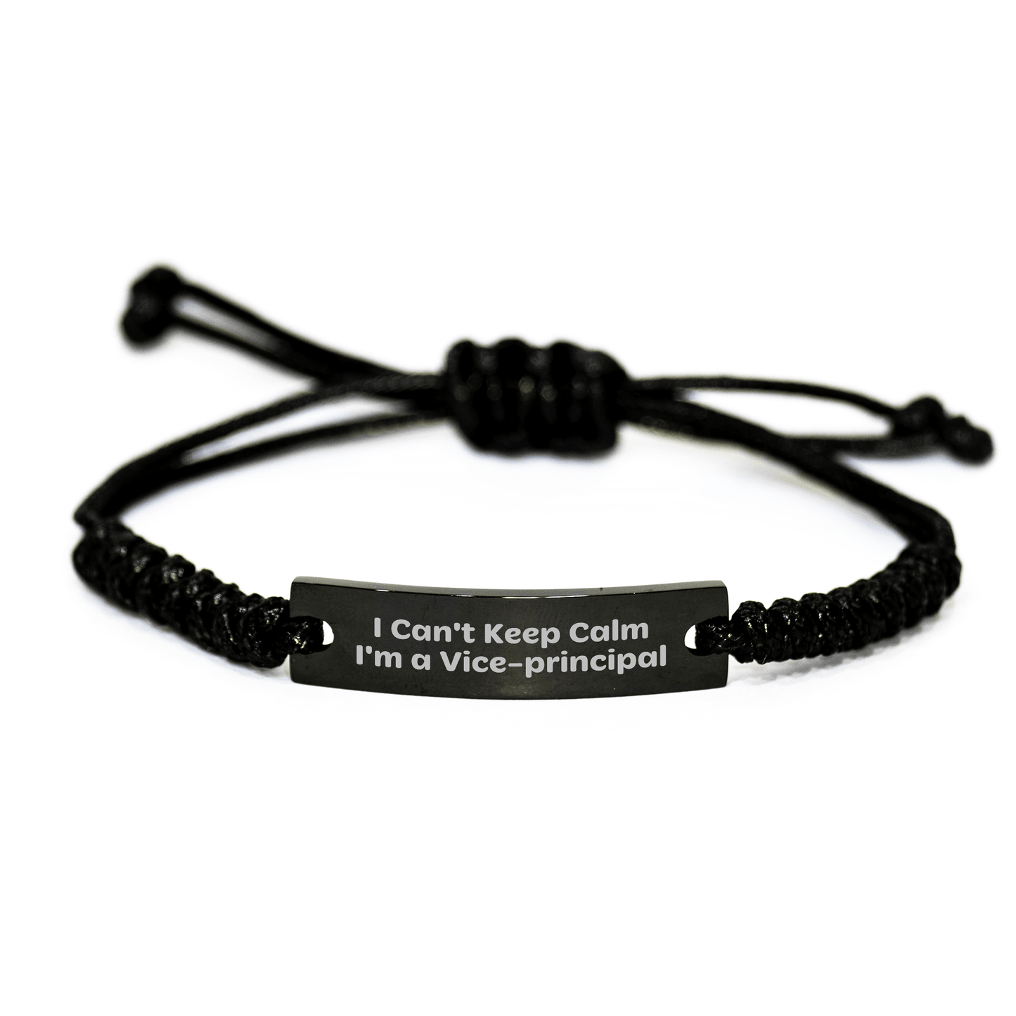 Funny Vice - Principal Gift – I Can't Keep Calm Rope Bracelet - The Buy Boom