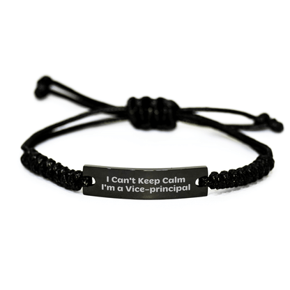 Funny Vice - Principal Gift – I Can't Keep Calm Rope Bracelet - The Buy Boom