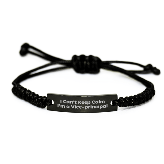 Funny Vice - Principal Gift – I Can't Keep Calm Rope Bracelet - The Buy Boom