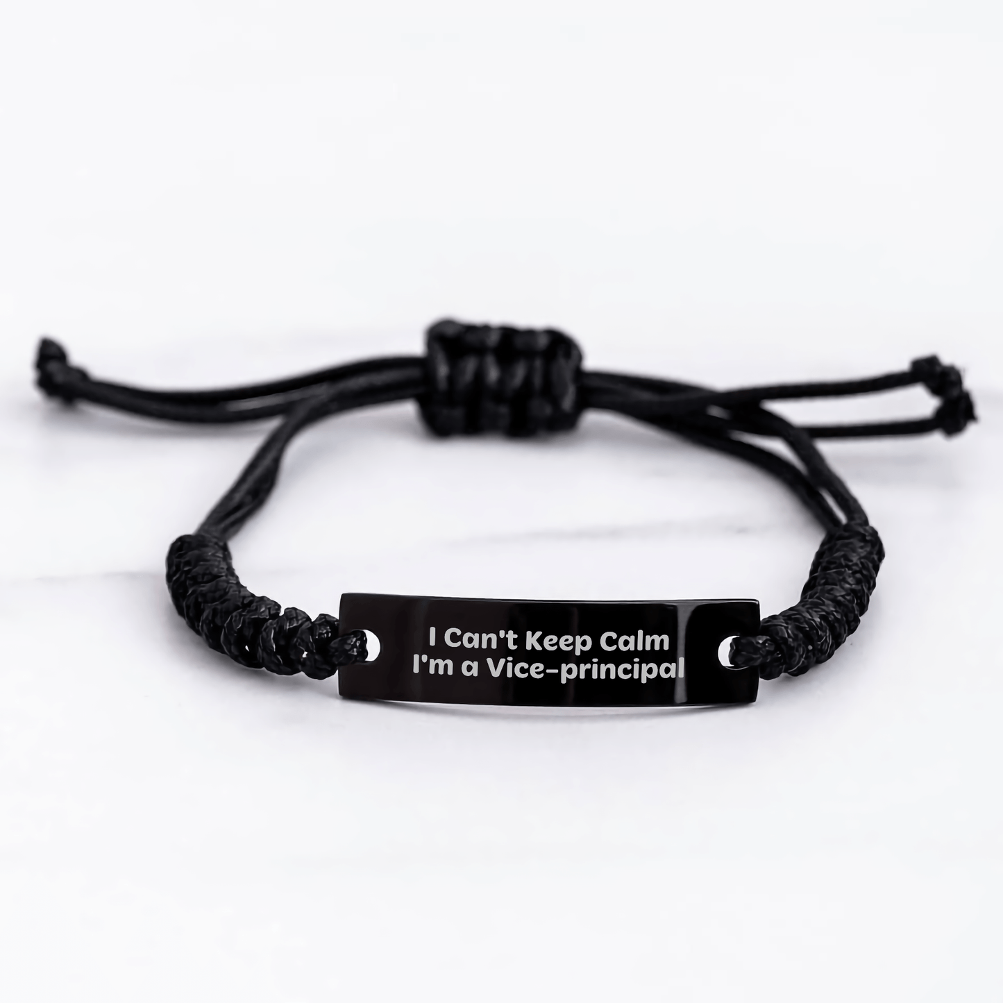 Funny Vice - Principal Gift – I Can't Keep Calm Rope Bracelet - The Buy Boom