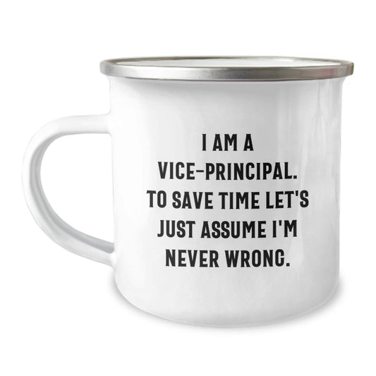 Funny Vice - principal Gifts for Men, Vice - principal Camping Mug with Inspirational Quote, Gifts from Friends, Unique Graduation Gifts - The Buy Boom