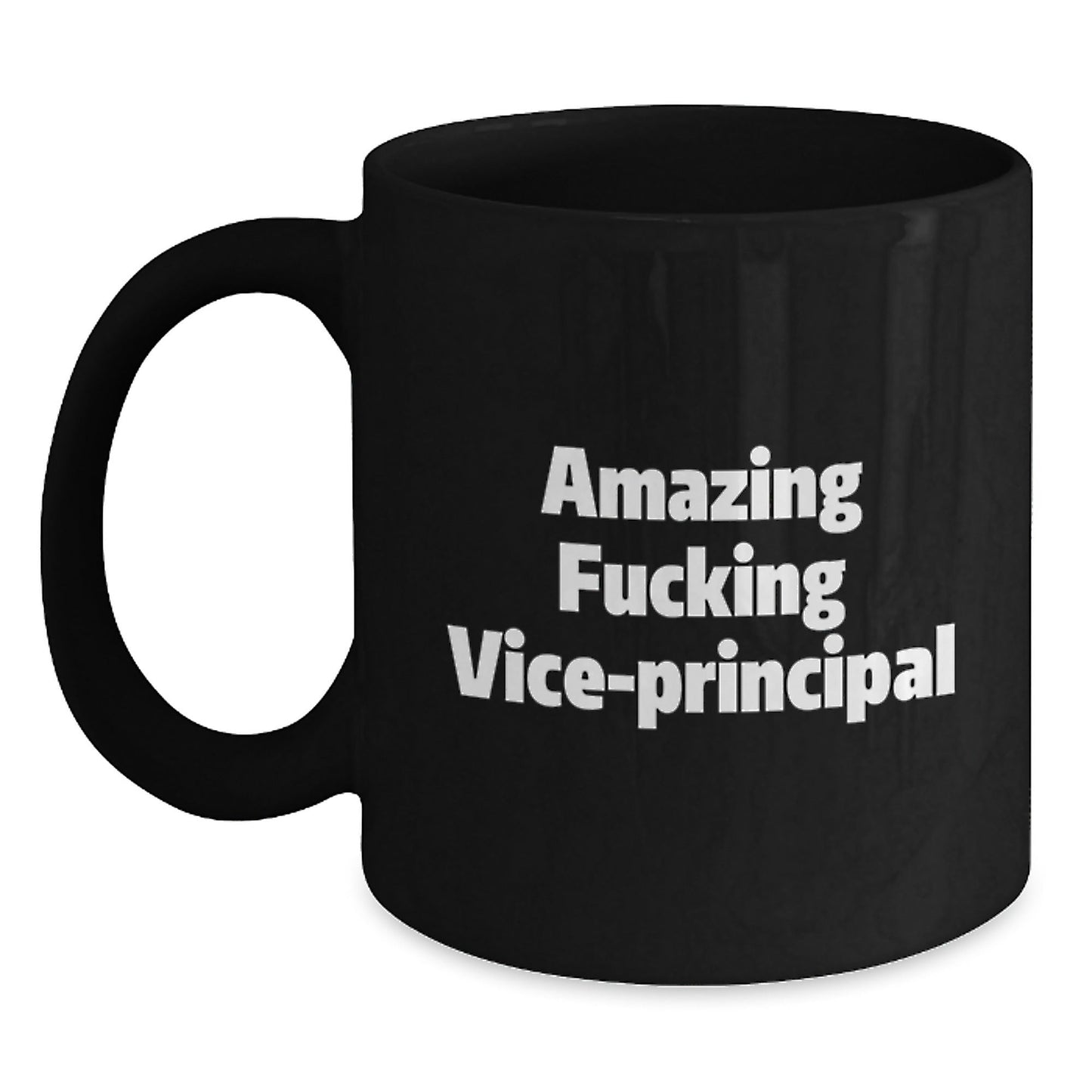 Funny Vice - principal Gifts from Friends - Black Coffee Mug for Men - Amazing 'F - king Vice - principal' Christmas Unique Gifts - The Buy Boom