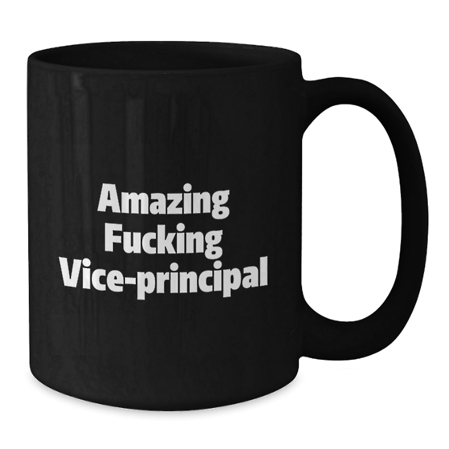Funny Vice - principal Gifts from Friends - Black Coffee Mug for Men - Amazing 'F - king Vice - principal' Christmas Unique Gifts - The Buy Boom