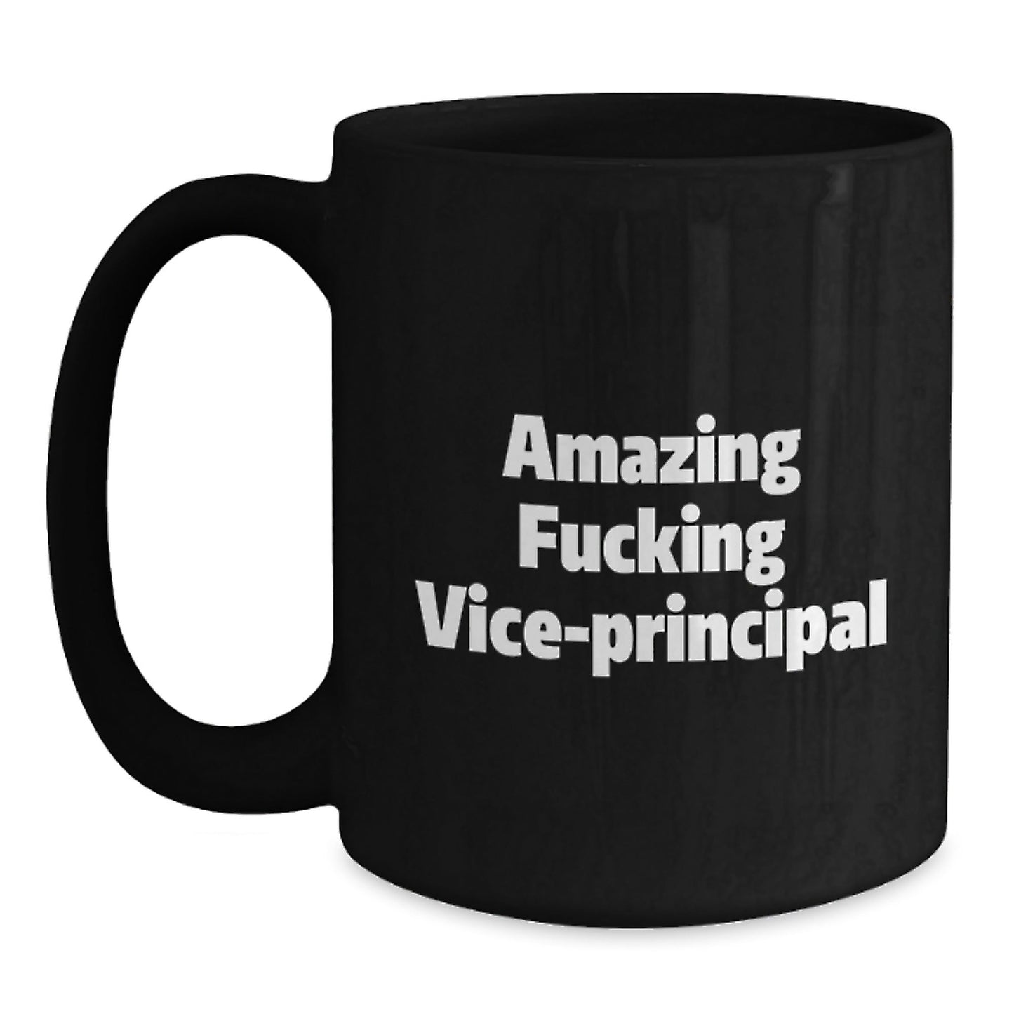 Funny Vice - principal Gifts from Friends - Black Coffee Mug for Men - Amazing 'F - king Vice - principal' Christmas Unique Gifts - The Buy Boom