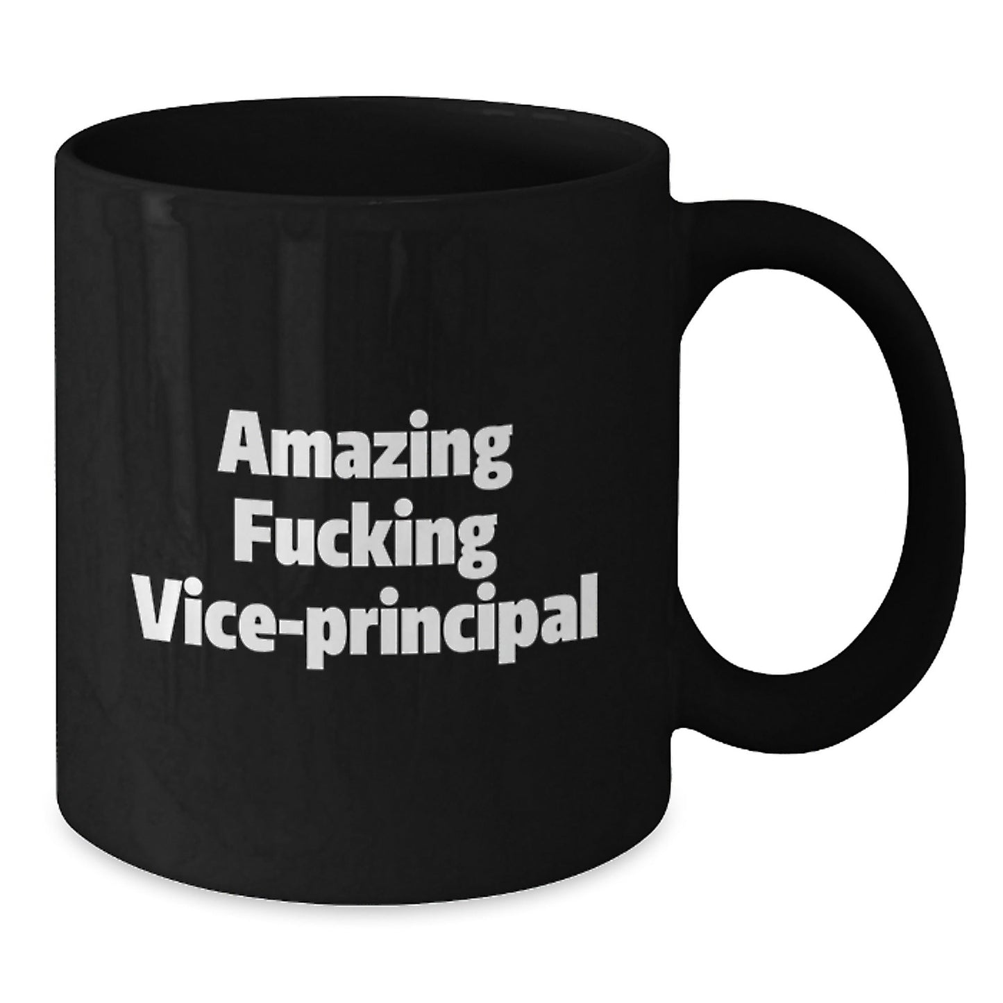Funny Vice - principal Gifts from Friends - Black Coffee Mug for Men - Amazing 'F - king Vice - principal' Christmas Unique Gifts - The Buy Boom
