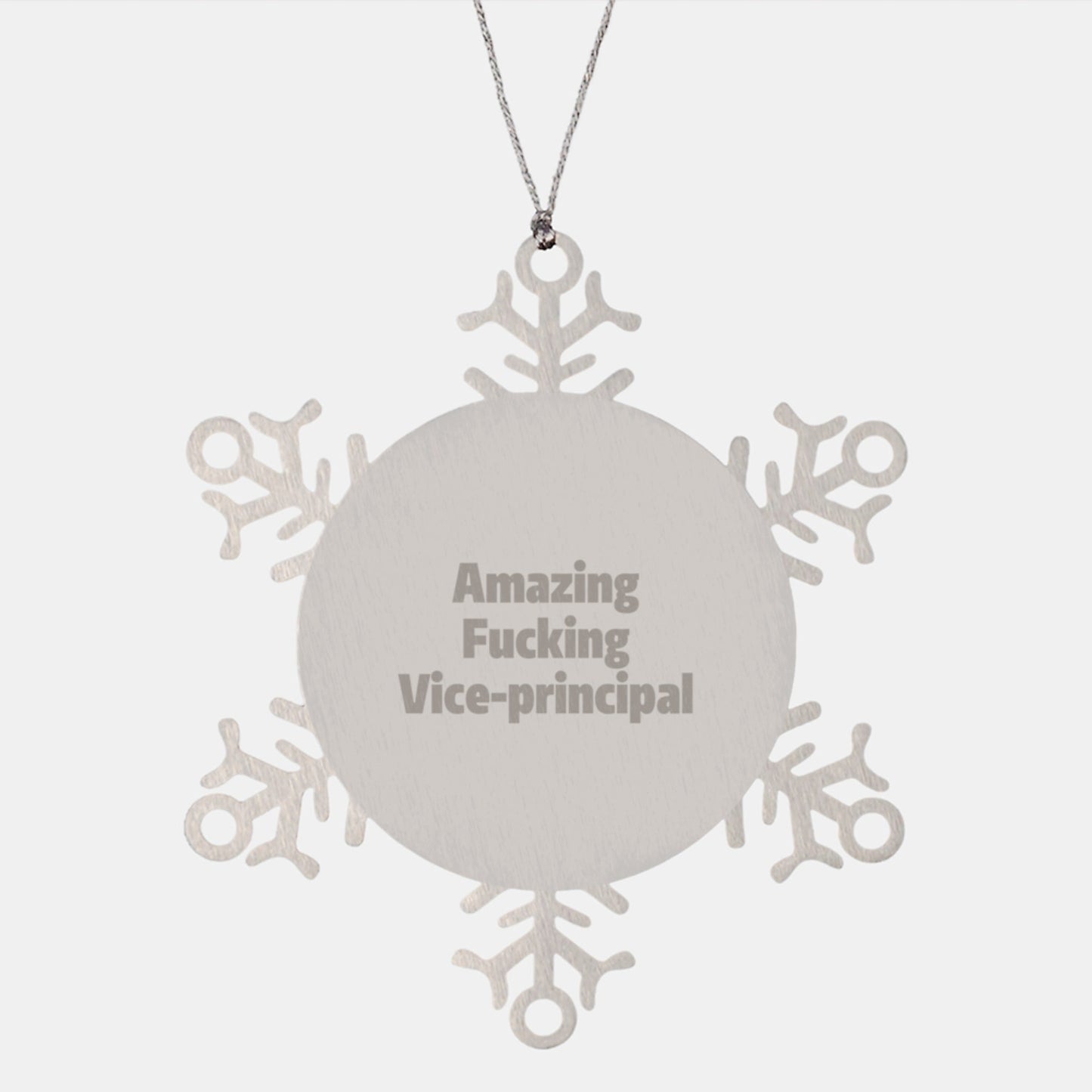 Funny Vice - Principal Gifts, Snowflake Ornament for Men, Gifts from Family, Vice - Principal Christmas Unique Gifts - The Buy Boom