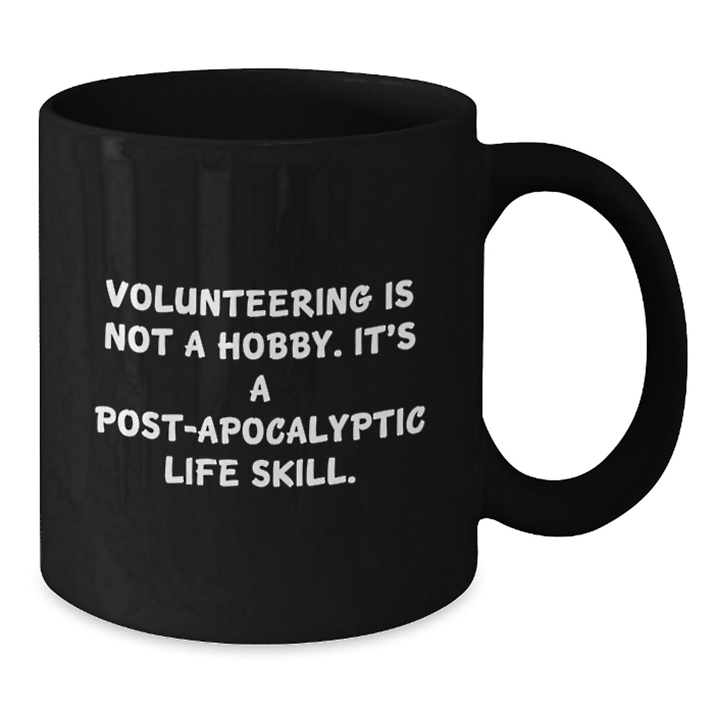 Funny Volunteering Gifts for Volunteering Enthusiasts, Black Coffee Mug, Gifts from Friends, Christmas Unique Gifts - The Buy Boom