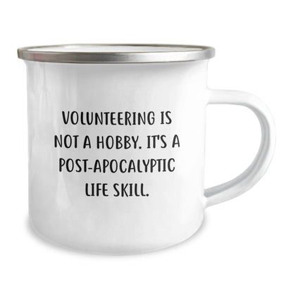 Funny Volunteering Quotes Camping Mug Gifts from Friends and Family for the Adventurous Volunteers - The Buy Boom