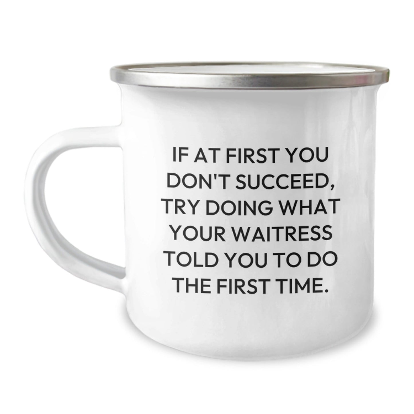 Funny Waitress Gifts from Friends for Waitress Graduation - Camping Mug - The Buy Boom