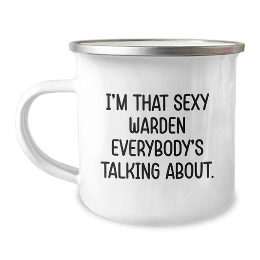 Funny Warden Gifts for Men - I'm That Sexy Warden Everybody's Talking About - Unique Christmas Unique Gifts from Friends to Family - The Buy Boom