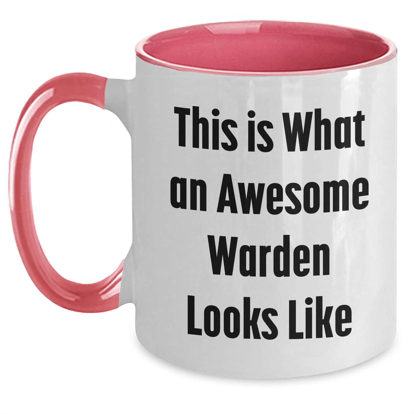 Funny Warden Gifts from Men, Unique Two Tone Coffee Mug for Him - This Is What An Awesome Warden Looks Like, Father's Day Unique Gifts for Warden - The Buy Boom