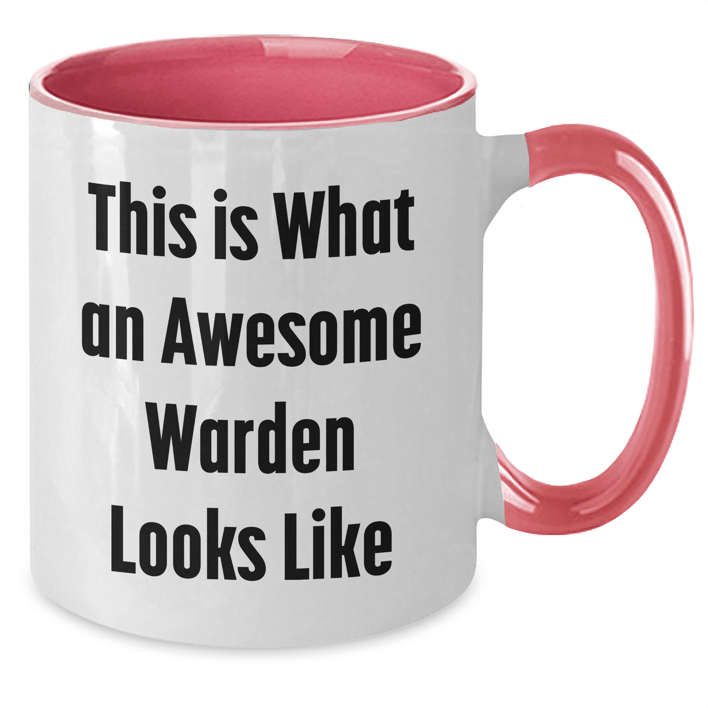 Funny Warden Gifts from Men, Unique Two Tone Coffee Mug for Him - This Is What An Awesome Warden Looks Like, Father's Day Unique Gifts for Warden - The Buy Boom