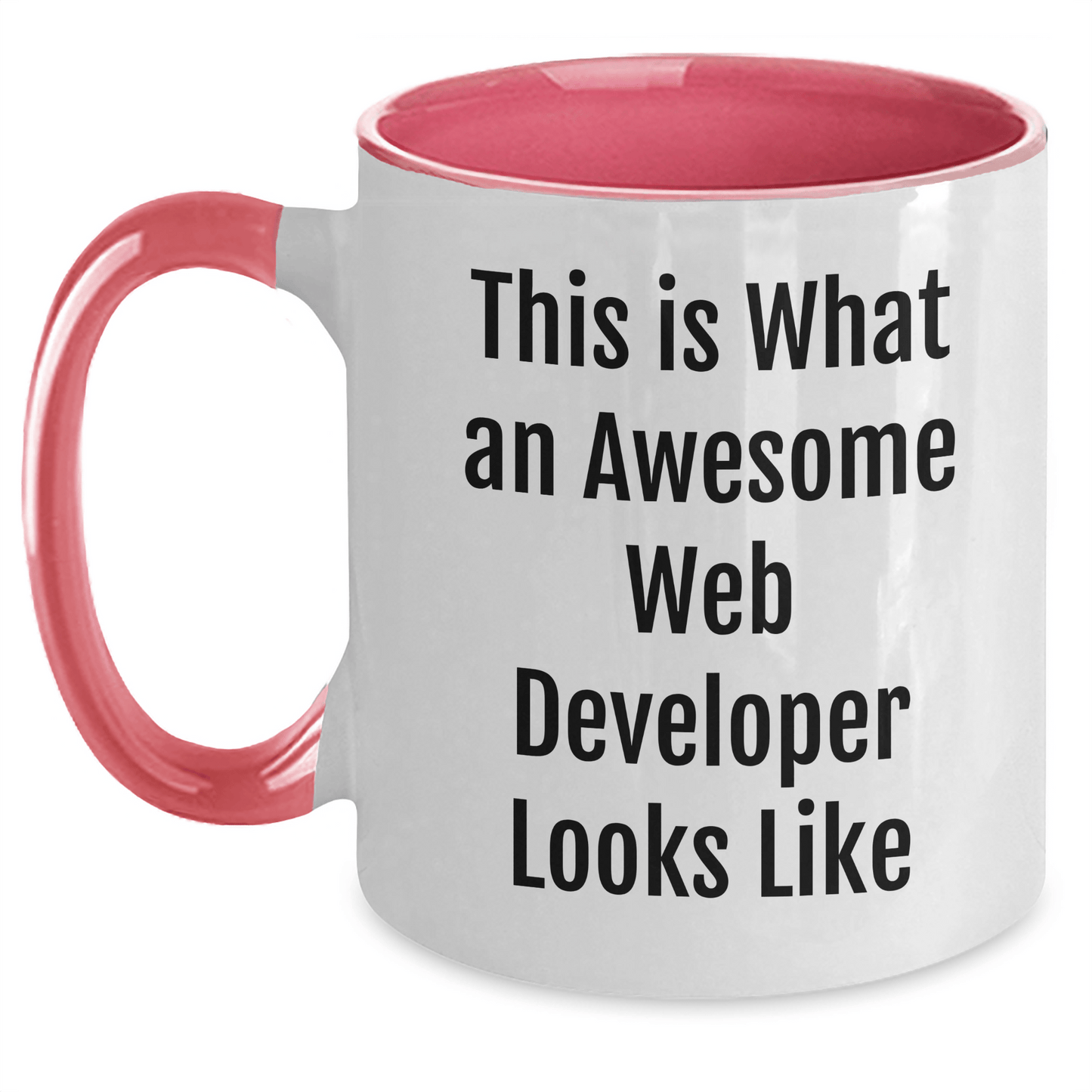 Funny Web Developer Gifts from Family, Two Tone Coffee Mugs for Men, This Is What An Awesome Web Developer Looks Like, Father's Day Unique Gifts - The Buy Boom