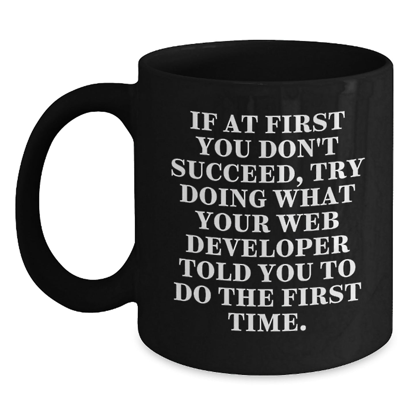 Funny Web Developer Gifts from Friends for Web Developers, Black Coffee Mug - Graduation Unique Gifts - The Buy Boom