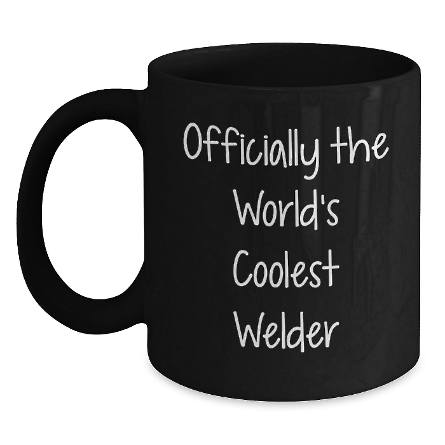 Funny Welder Gifts from Men for Christmas Unique Presents - 'Officially The World's Coolest Welder' Black Coffee Mug - The Buy Boom