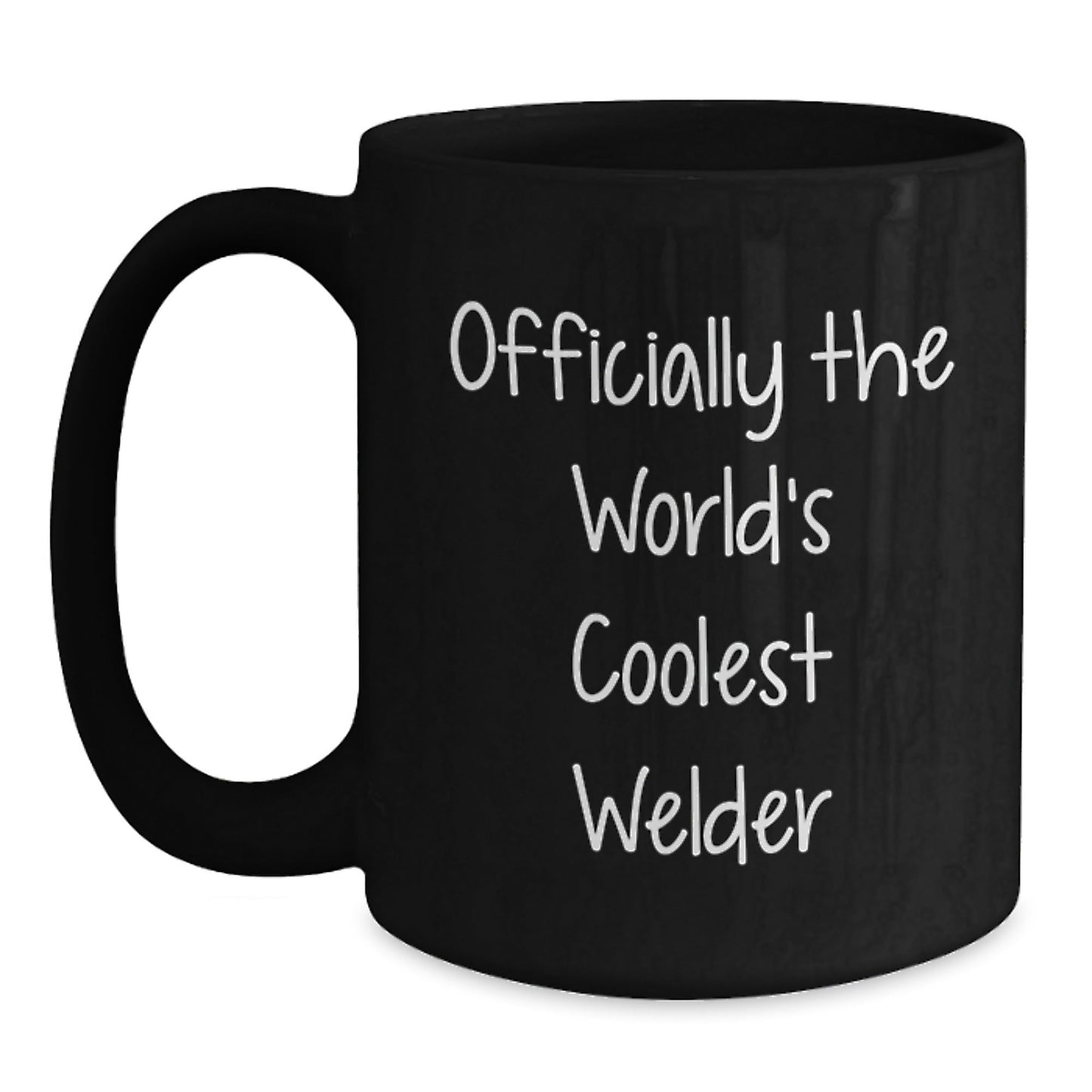 Funny Welder Gifts from Men for Christmas Unique Presents - 'Officially The World's Coolest Welder' Black Coffee Mug - The Buy Boom
