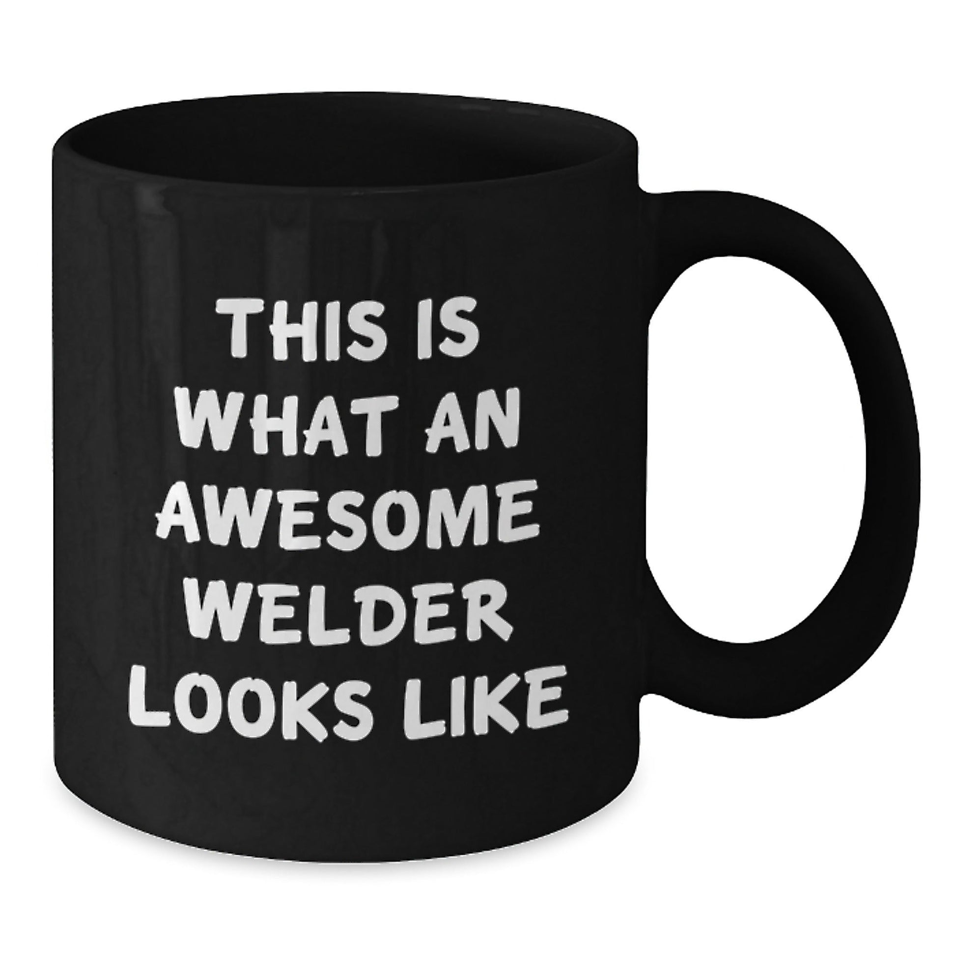 Funny Welder Gifts from Men for Graduation Unique Gifts - This Is What An Awesome Welder Looks Like, Black Coffee Mug - The Buy Boom