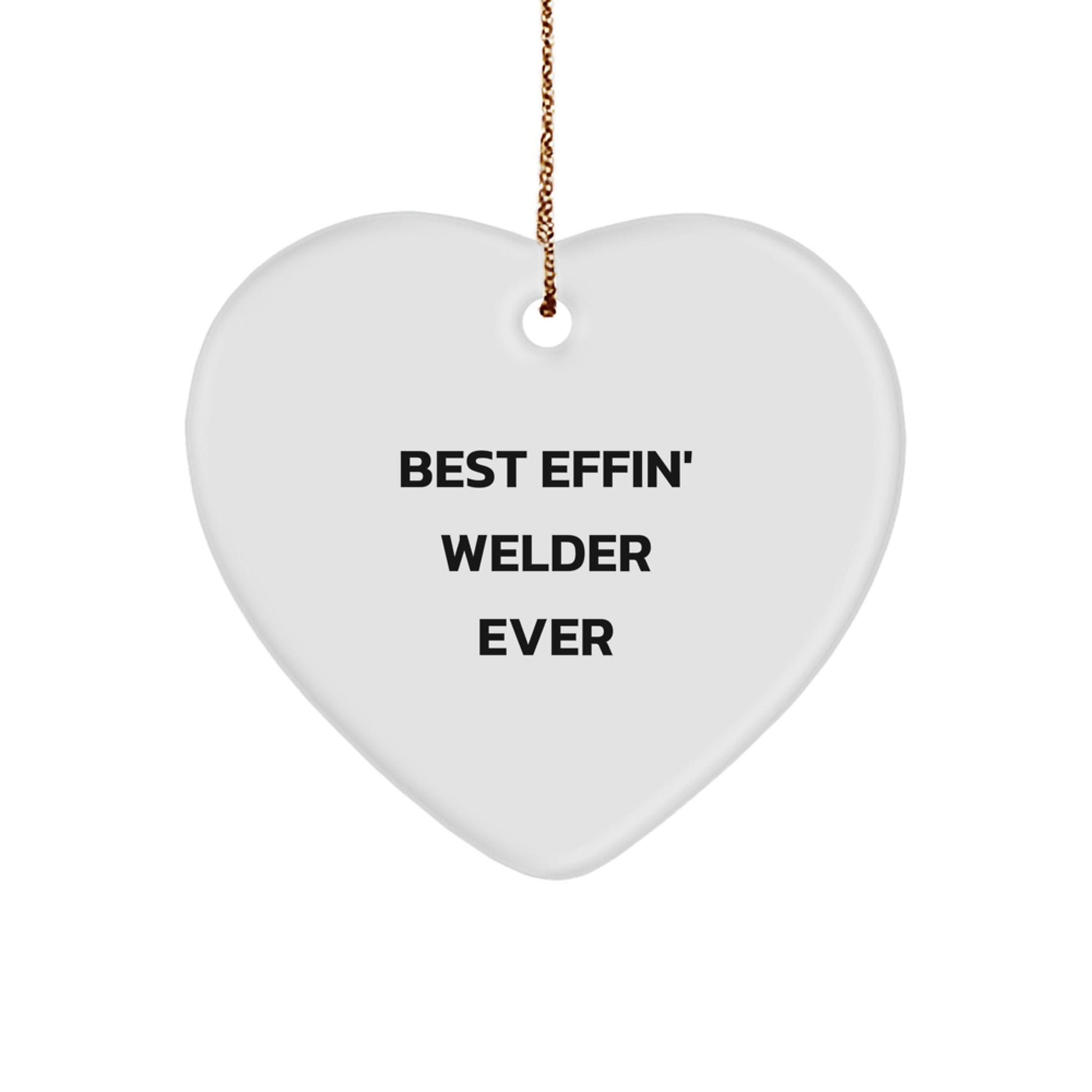 Funny Welder Heart Ornament Gift for Welder Friends Christmas Unique - The Buy Boom