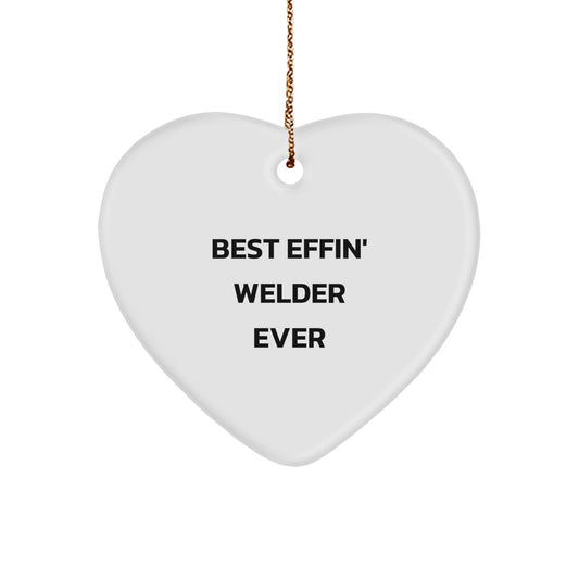 Funny Welder Heart Ornament Gift for Welder Friends Christmas Unique - The Buy Boom