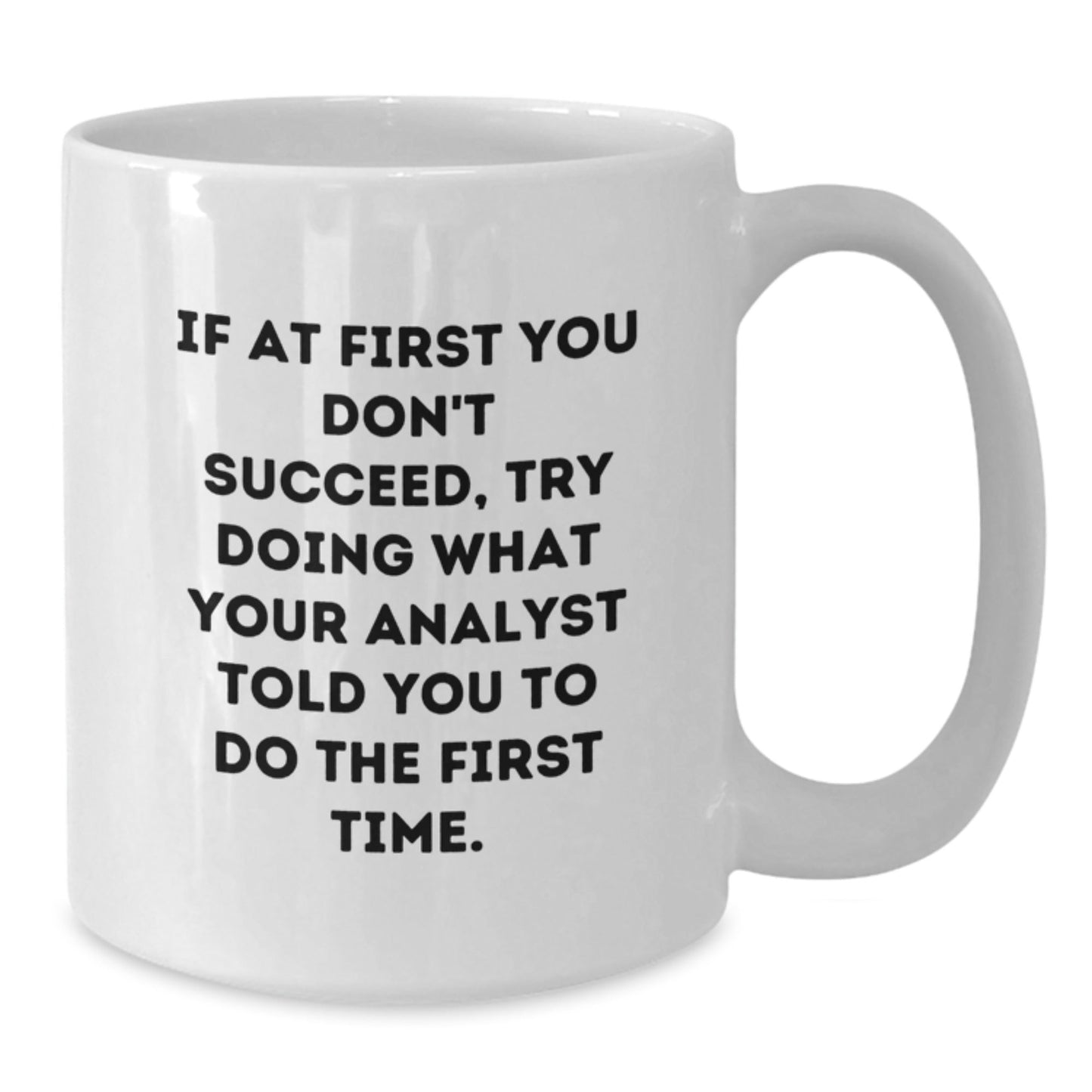 Funny White Coffee Mugs for Analyst Gifts from Friends, Coworkers, or Family - Inspirational Quote for Christmas Unique Presents - The Buy Boom