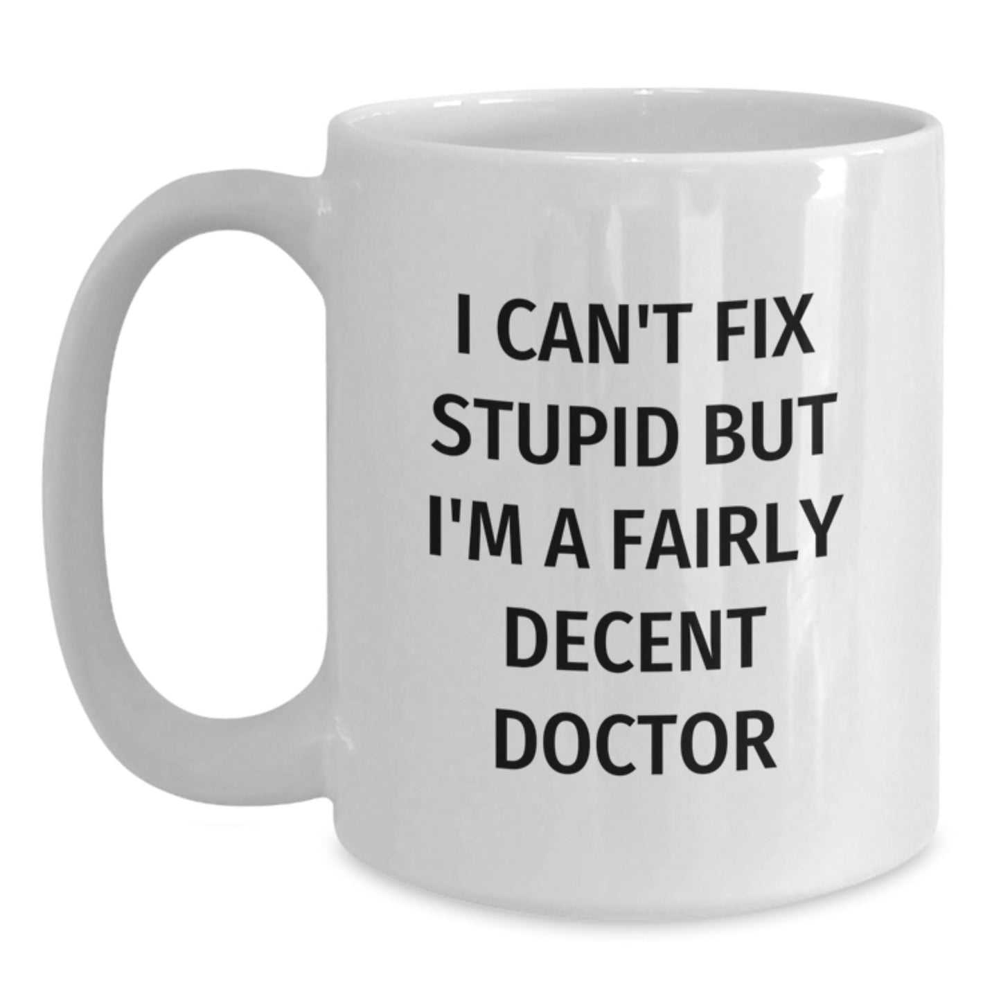 Funny White Coffee Mugs for Doctor Friends, Gifts from Men to Family, Christmas Unique Present - The Buy Boom