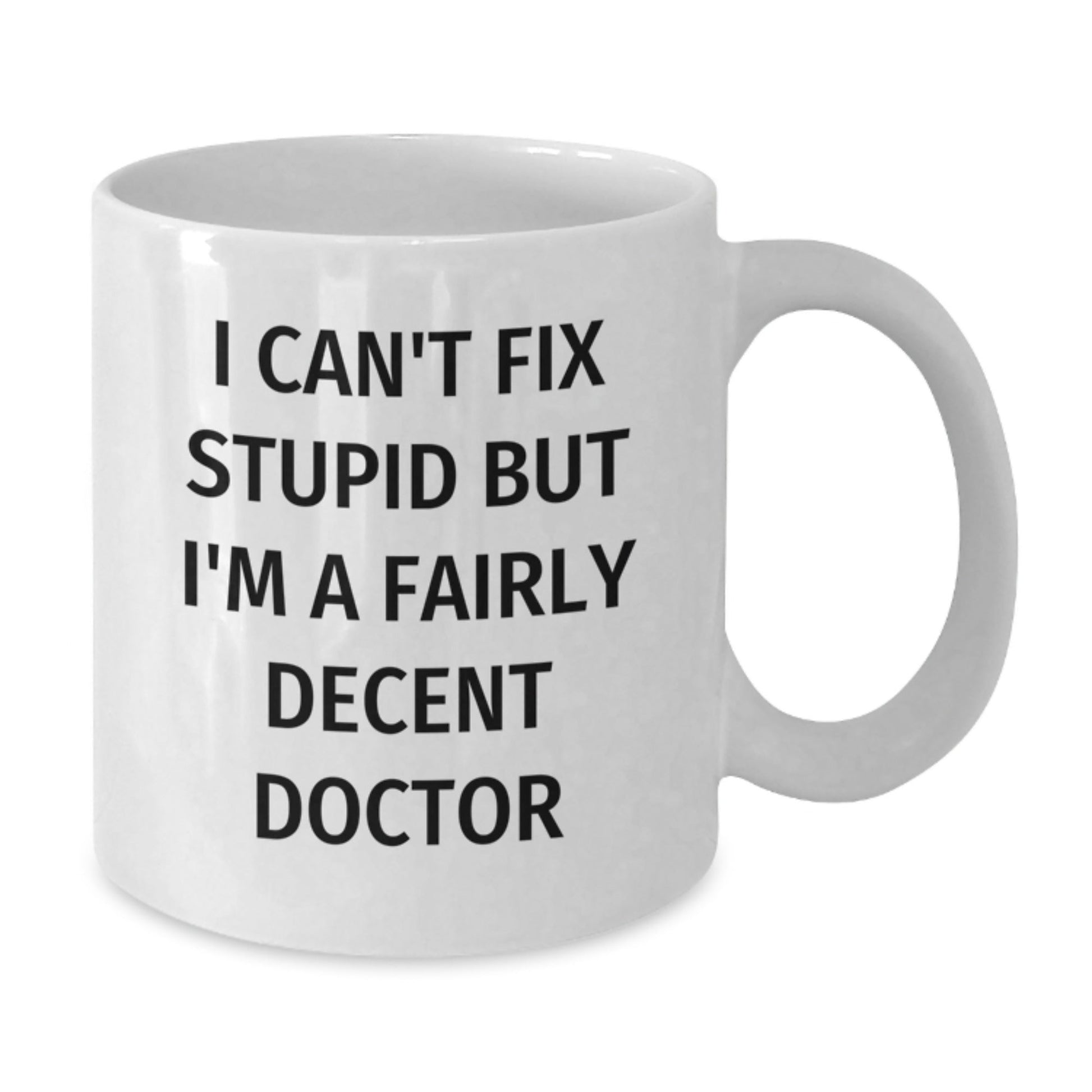 Funny White Coffee Mugs for Doctor Friends, Gifts from Men to Family, Christmas Unique Present - The Buy Boom