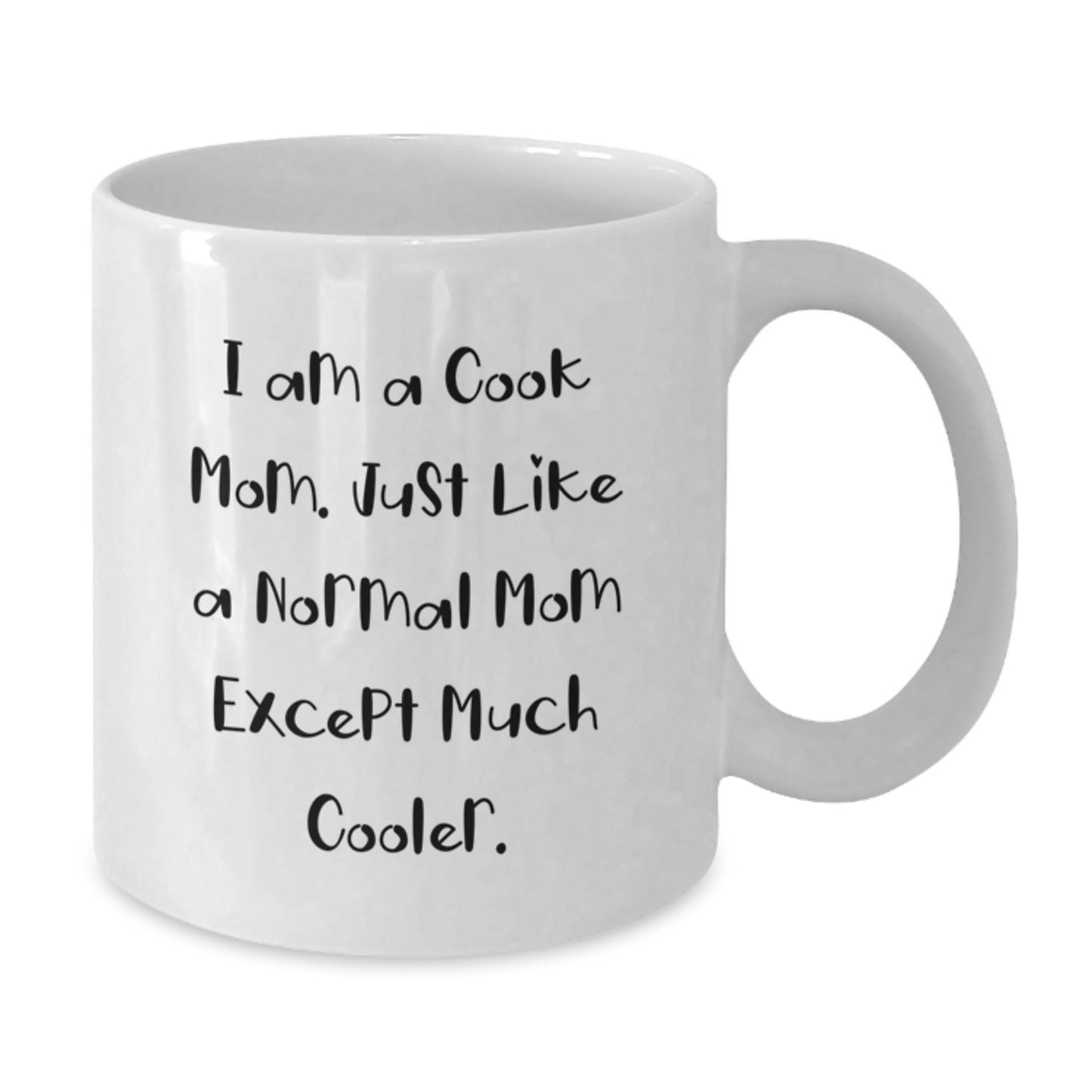 Funny White Coffee Mugs Gifts from Family to Cook Mom, Cook Gifts for Women, Christmas Unique Presents - The Buy Boom