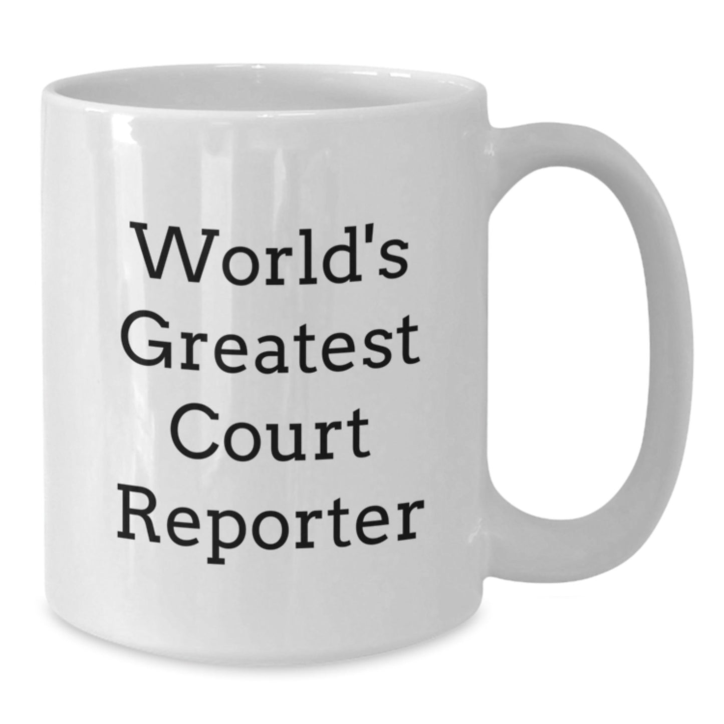 Funny World's Greatest Court Reporter Quote White Coffee Mug Gifts from Friends for Court Reporters Birthday Unique - The Buy Boom