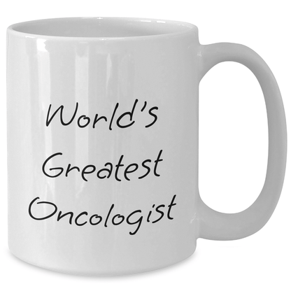 Funny World's Greatest Oncologist White Coffee Mugs Gifts from Friends for Father's Day - The Buy Boom