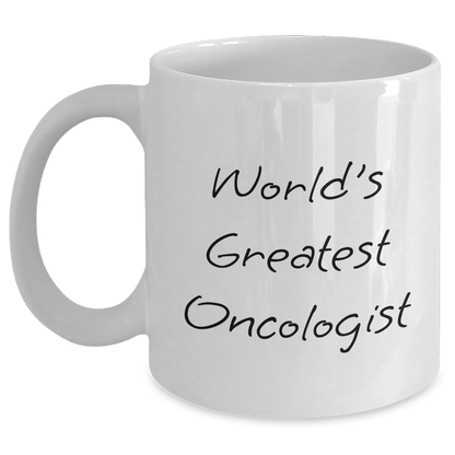 Funny World's Greatest Oncologist White Coffee Mugs Gifts from Friends for Father's Day - The Buy Boom