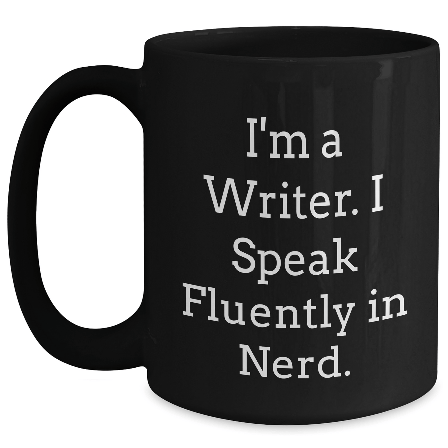 Funny Writer Coffee Mug – "I Speak Fluently in Genius" Father's Day Gift for Men - The Buy Boom