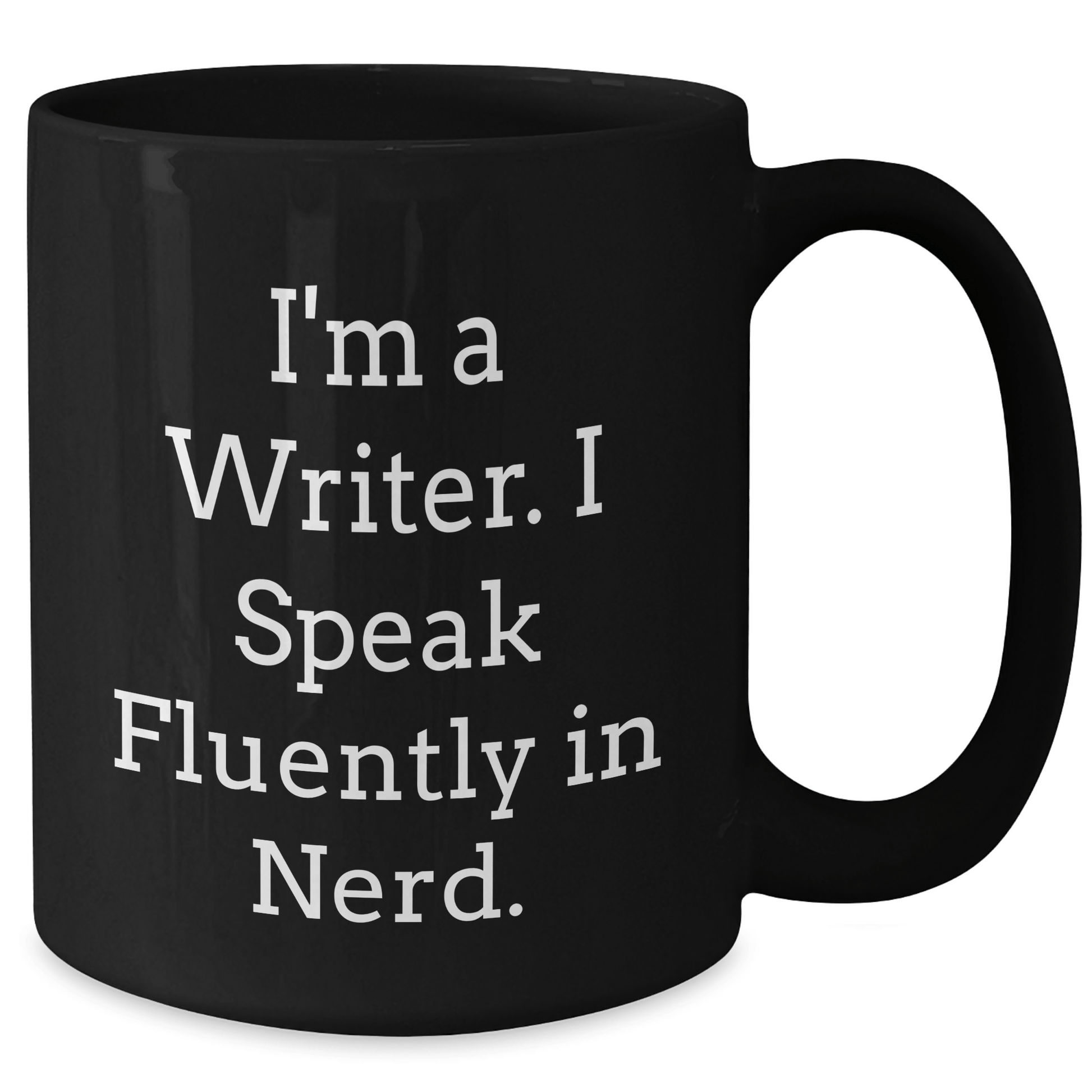 Funny Writer Coffee Mug – "I Speak Fluently in Genius" Father's Day Gift for Men - The Buy Boom