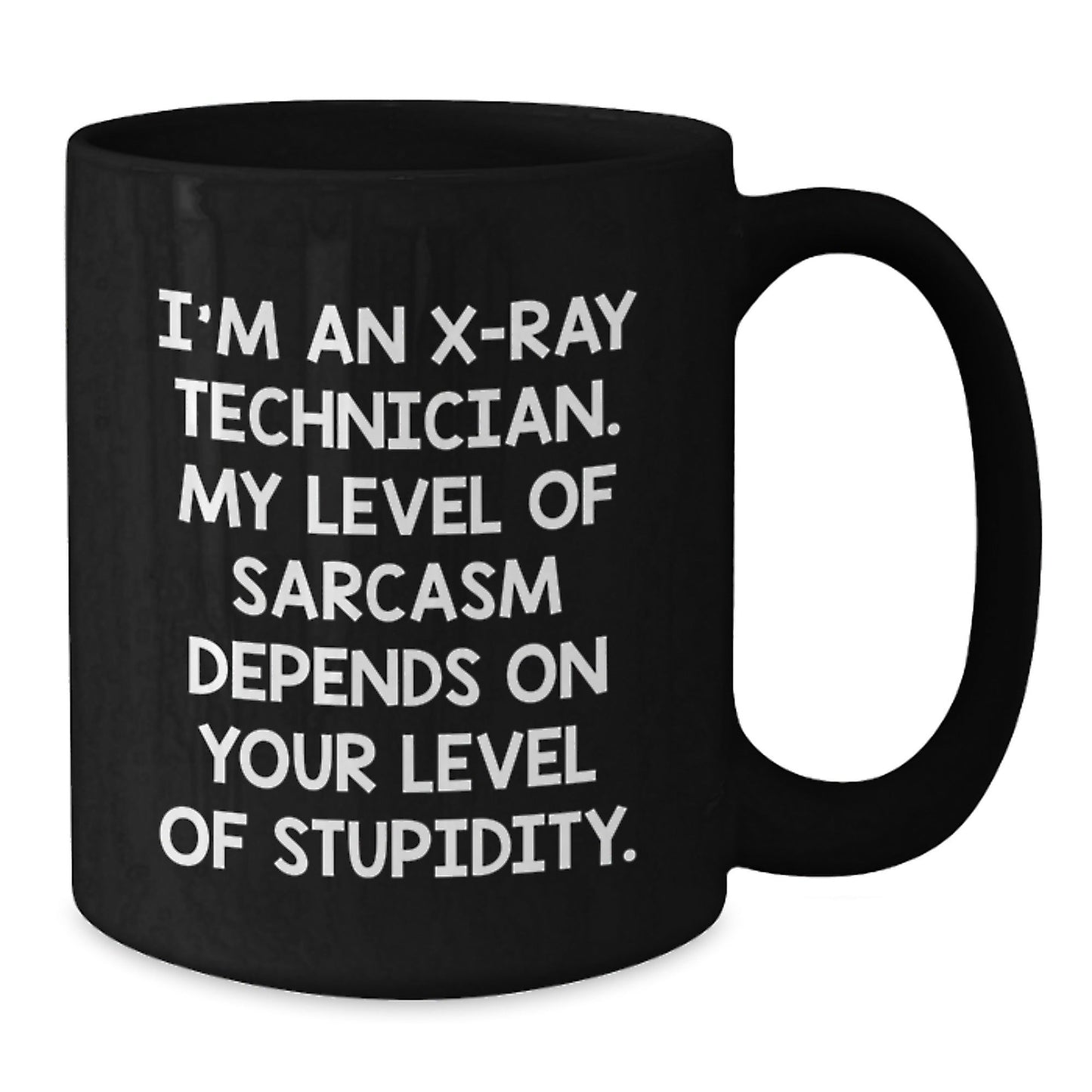 Funny X - Ray Technician Gifts from Friends to Men, Black Coffee Mug for Him, Unique Christmas Unique Gifts - The Buy Boom